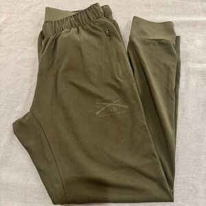 Grunt Style Olive Green Gorpcore Joggers for Men Size L